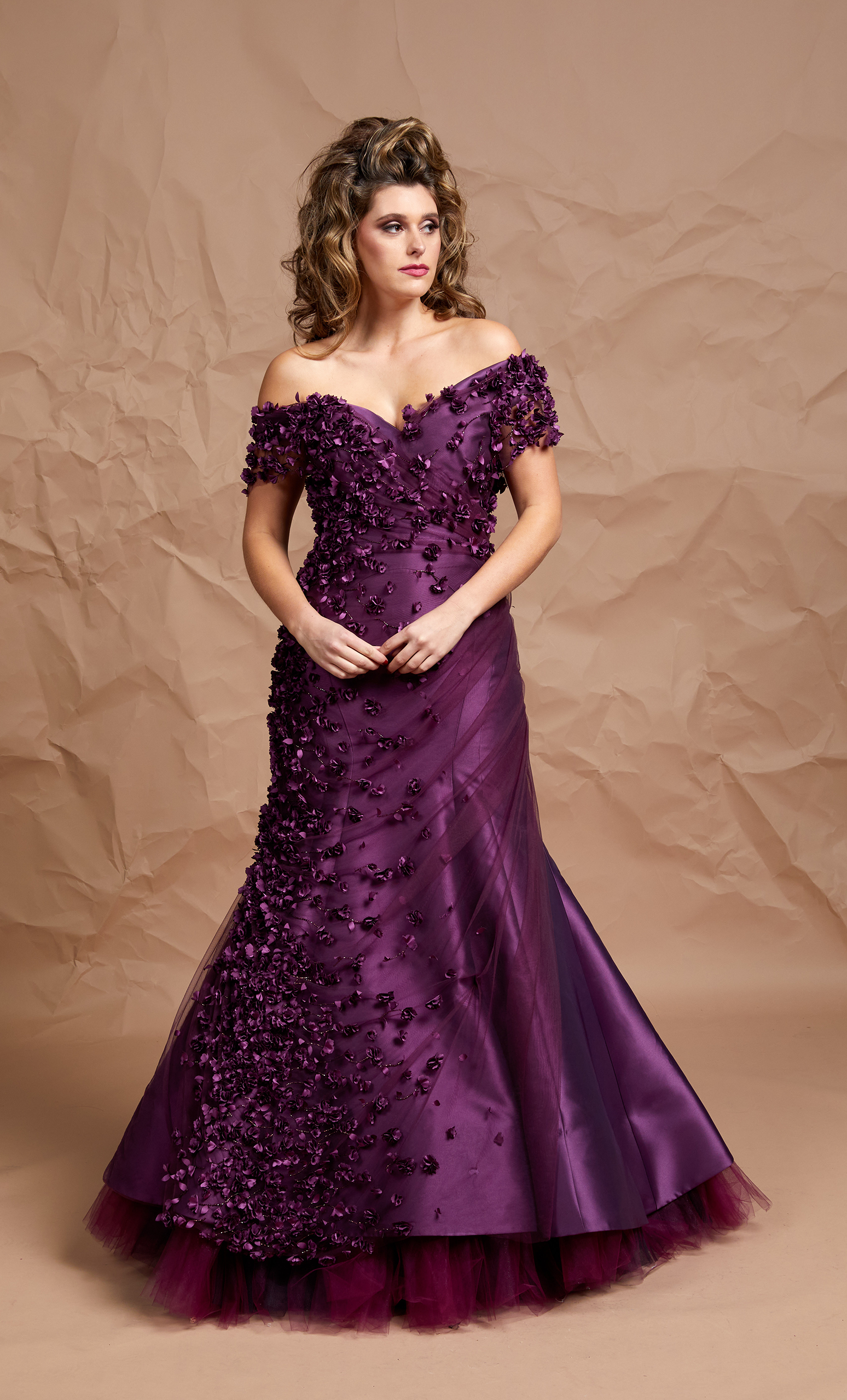 Belladonna Gown Evening Dress Purple – Fashion For Rent