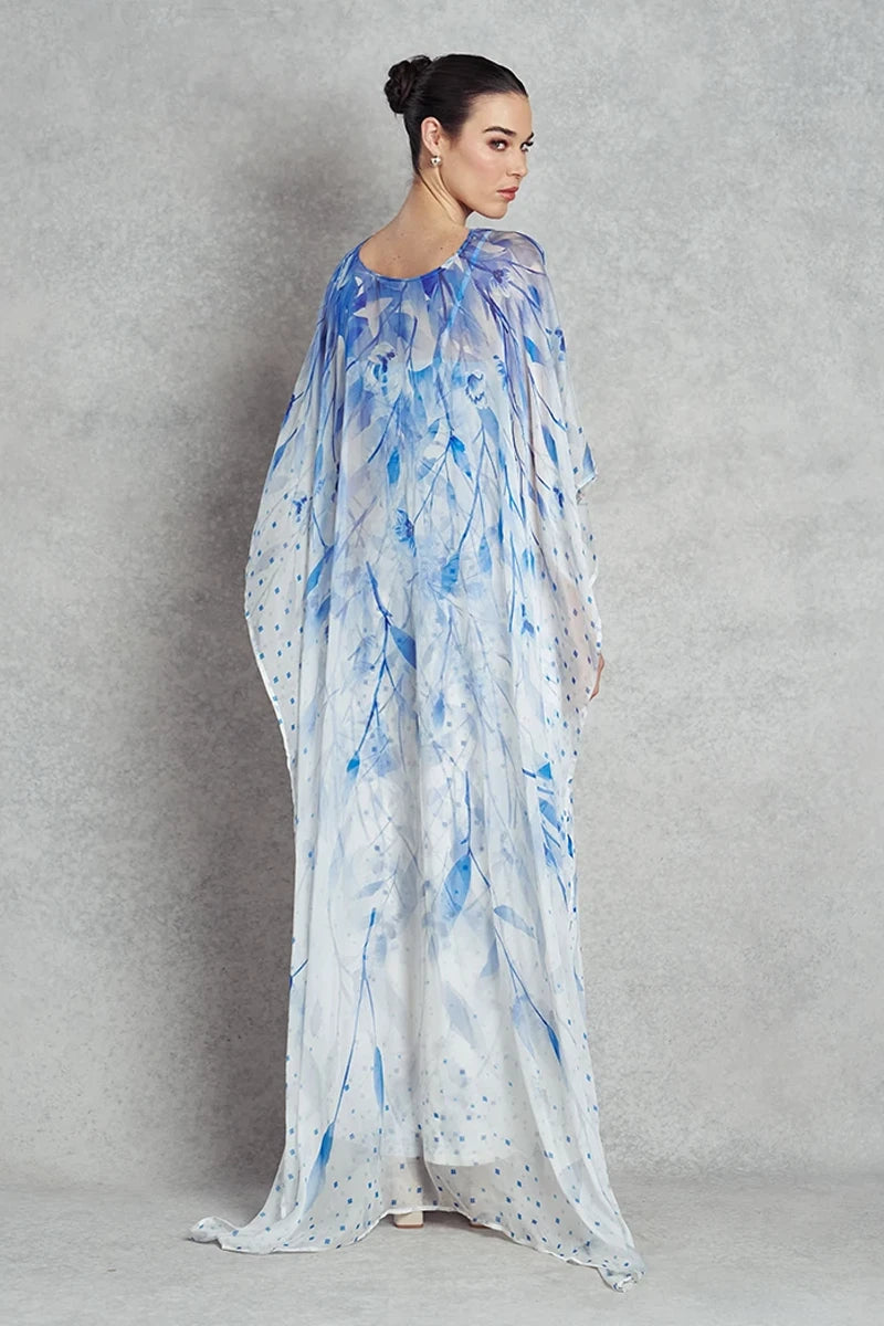 Ocean Spirit High-Low Cape | Blue |