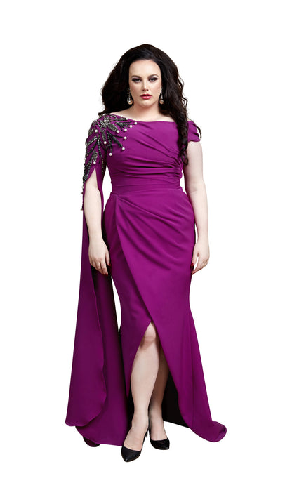 Amali Long Evening Dress | Curve Size |