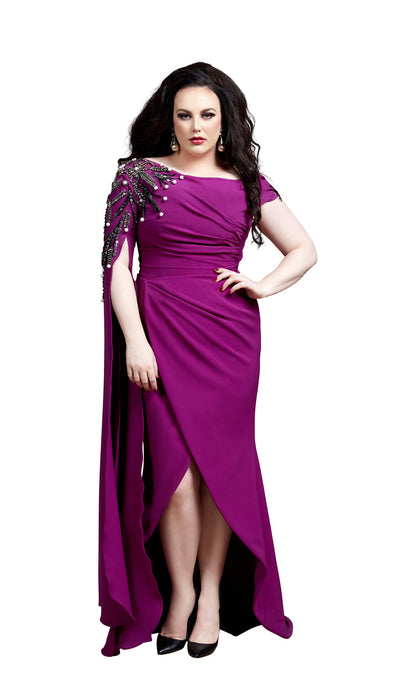 Amali Long Evening Dress | Curve Size |