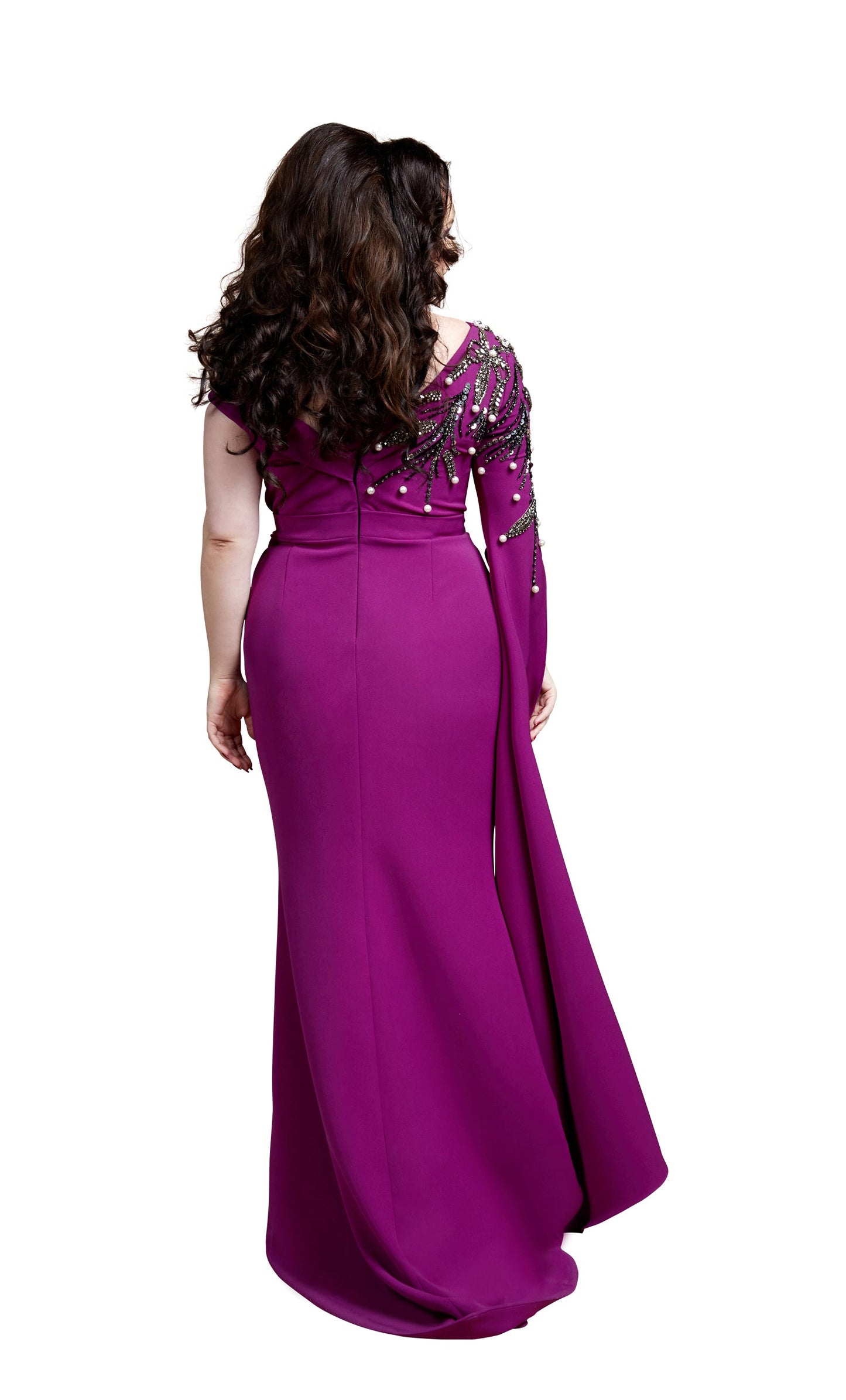 Amali Long Evening Dress | Curve Size |